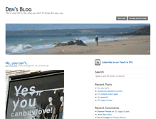 Tablet Screenshot of blog.denniehoopingarner.com